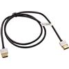RLINE CAVO HDMI ULTRATHIN 2.0 4K, 1m - High speed con ethernet channel (Ultra HD, 4K, 3D, 2160p a 60Hz, HDR, HLG)