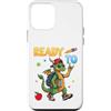 S2Shop Back To School Dragon Lover Custodia per iPhone 12 mini Pronto Per Imparare Drago Studente Di Ritorno A Scuola Bambini Ragazzo