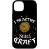Knitting Lover - Knitter's Gift - Dresse Custodia per iPhone 14 Plus I Practice Stitch Craft - Yarn Knitting - Knitter's Gift
