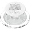 Funny White Shepherd dogs musician Cane da pastore bianco per musicista PopSockets PopGrip per MagSafe