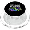 Painting Results Artwork Modern Painting MEASURE WITH LINES MISBEHAVE WITH COLOR PopSockets PopGrip per MagSafe