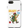 S2Shop Back To School Dragon Lover Custodia per iPhone SE (2020) / 7/8 Pronto Per Imparare Drago Studente Di Ritorno A Scuola Bambini Ragazzo
