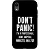Financial Services Staff Gifts & T-Shirt Custodia per iPhone XR Analista dei mercati dei capitali di debito
