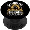 Cave Lover Underground Explorer Caving A Spelunking Enthusiast Caverna Esplorazione Avventura Sotterranea PopSockets PopGrip Adesivo