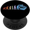 Bestatter Zubehör Geschenke Geburtstag-S Friedhofsgärtner Friedhof Bestatter PopSockets PopGrip Adesivo