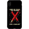 Painting Results Artwork Modern Painting Custodia per iPhone XS Max LINES SO CLEAN THE ERASER FILED A COMPLAINT