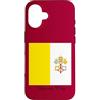 International Flags Custodia per iPhone 16 Souvenir Bandiera Città del Vaticano