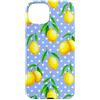 Preposh Custodia per iPhone 15 Plus Carino Limone Pois Estetica Cottagecore Preppy Retro