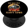 Bison Fluffy Buffalo Admirer Shirts Buffalo Retro Bisonte Animale PopSockets PopGrip Adesivo