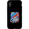 DR Congo Pride Studio Custodia per iPhone X/XS I Love RD Congo Flag Heart Congolese Pride Viaggio per le vacanze