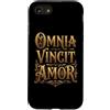 Romantic Latin Language Custodia per iPhone SE (2020) / 7/8 Omnia Vincit Amor Tutto è conquistato dall'amore