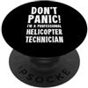 Aviation & Aircraft Maintenance T-Shirts Tecnico Elicottero PopSockets PopGrip Adesivo