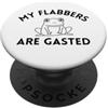 Sarcastic Humor Gifts I miei flabbers sono Gasted Funny Frog PopSockets PopGrip Adesivo