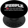 RAW Funny One Star Review Persone Umorismo introverso sarcastico PopSockets PopGrip Adesivo