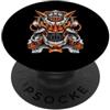 Oni Mecha Streetwear Studio Maschera informatica Oni Mecha Tech Warrior PopSockets PopGrip Adesivo