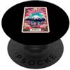 Japanese Sightseeing Mt Fuji And Japan S Tokyo Cheery Blossom Sakura Tarocchi e Monte Fuji PopSockets PopGrip Adesivo
