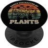 Locally Sourced Apparel Facilmente distratto da piante amante delle piante vintage PopSockets PopGrip Adesivo