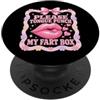 Please Tongue Punch My Fart Box Lips Bow Fiocco per labbra Please Tongue Punch My Fart Box PopSockets PopGrip Adesivo