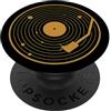 Cool Vinyl Space Scratches Illustrazione del sistema solare del disco del vinile | Giradischi PopSockets PopGrip Adesivo