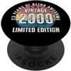 Kattos - Idea regalo di buon compleanno 23° compleanno Anno di nascita 2000 Edizione limitata PopSockets PopGrip Adesivo