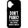 Financial Services Staff Gifts & T-Shirt Custodia per iPhone 16 Analista dei mercati dei capitali di debito