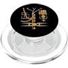 Grandio Design Halloween Horror Costume da ufficiale generale del dittatore militare per Halloween PopSockets PopGrip per MagSafe