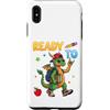 S2Shop Back To School Dragon Lover Custodia per iPhone XS Max Pronto Per Imparare Drago Studente Di Ritorno A Scuola Bambini Ragazzo