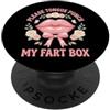 Please Tongue Punch My Fart Box Coquette Labbra PopSockets PopGrip Adesivo