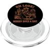 Sassy Cobra Chicken Western Co. Oh Look Nessuno Cares Goose Cowboy Ironico PopSockets PopGrip per MagSafe