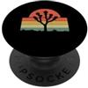 National Park Joshua Tree Vintage Califo Joshua Tree in stile retrò vintage del Parco nazionale della California PopSockets PopGrip Adesivo