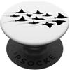Mante divertenti per gli amanti delle im Mante Razze del Diavolo Razze Trigoni Mante Subacquee PopSockets PopGrip Adesivo