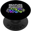 Painting Results Artwork Modern Painting MEASURE WITH LINES MISBEHAVE WITH COLOR PopSockets PopGrip Adesivo