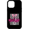 Nurse Life Graphics Custodia per iPhone 12 Pro Max Fiocco rosa infermiera RN operatore sanitario stelle