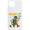 S2Shop Back To School Dragon Lover Custodia per iPhone 14 Plus Pronto Per Imparare Drago Studente Di Ritorno A Scuola Bambini Ragazzo