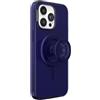 PopSockets Custodia per iPhone 15 Pro Max con impugnatura e scorrimento per telefono, compatibile con MagSafe, custodia per iPhone 15 Pro Max, compatibile con ricarica wireless, blu navy francese