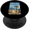 National Park Joshua Tree Vintage Califo Souvenir della California del parco nazionale di Joshua Tree PopSockets PopGrip Adesivo