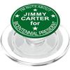NUTS ABOUT JIMMY CARTER CAMPAIGN BUTTON SONO NUTO DEL PRESIDENTE BICENTENNIALE DI JIMMY CARTER PopSockets PopGrip per MagSafe