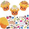 Baker Ross VC135 Muffin Mix & Match Kit di magneti - Confezione da 8, magneti da frigorifero in schiuma per muffin
