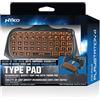 Nyko Type Pad - PlayStation 4 con batteria ricaricabile integrata, altoparlante integrato senza la necessità di un auricolare, .com Shortcut e Full QWERTY Style Keyboard