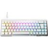 Turtle Beach Vulcan II Mini Air - Tastiera meccanica ottica wireless (65%), illuminazione RGB regolabile, cavo staccabile, Smart Keys, piastra in alluminio, bianco