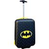 CARTOON Trolley da viaggio in ABS Batman per bambini valigia 40 x 18 x 29 cm con due ruote e manico allungabile