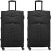 Flight Knight Lightweight 4 Wheel 800D Soft Case Suitcases Anti Crack Cabin & Hold Luggage Options Approved For Over 100 Airlines Including easyJet, BA & Many More!