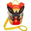 Bing Zaino Bing con orecchie 3D per ragazzi e ragazze con redini e imbracatura di sicurezza rimovibile per bambini, giallo, One Size, zaino