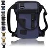 LLELEMAMO Marsupio Coscia Tattico 3-in-1 Oxford per Moto e Trekking, Borsa Gamba Uomo Impermeabile, Borsello Outdoor Nero (C)