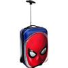 CARTOON Trolley da viaggio in ABS Spiderman Marvel per bambini valigia 40 x 18 x 29 cm con due ruote e manico allungabile