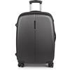 Gabol - Valigia media rigida espandibile Paradise XP 67x48x27/30,5 cm - Bagaglio leggero 3,8 kg con capacità 70/79L - 4 ruote doppie a 360° e serratura TSA - Design spagnolo in ABS - Grigio