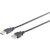 Shiverpeaks S/CONN massima connettività Prolunga USB 2.0 ad alta velocità, da A maschio ad A femmina, USB 2.0, nero, 0,3 m (13-24305)