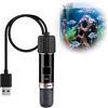 Qaum Mini Riscaldamento Acquario USB 10w, 26℃ Controllo Temperatura, Mini Asta Riscaldante Acquario Tartaruga Acquario per Acqua Dolce & Marina & 2.5L Piccoli Acquari