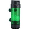 Pssopp Filtro a Letto Mobile Fluido Filtro Doppio biochimico Acquario Filtri fisici in Spugna con Ventosa(#2)
