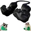 Generico Braccia muscolose creative per gatti, divertente gatto con braccia muscolose, accessori per animali domestici, decorazione per travestimenti di Halloween e Carnevale per gatti e cani (Nero)